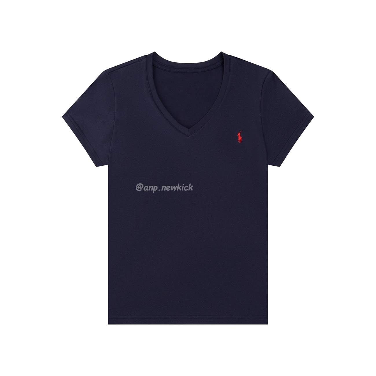 Ralph Lauren Classic Pony Womens V Neck Short Sleeved T Shirt (7) - www.newkick.org